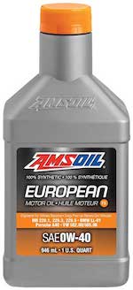 SAE 0W-40 FS Synthetic European Motor Oil